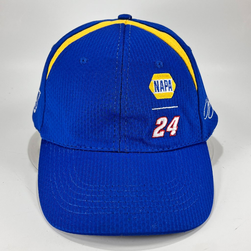 Nascar Chase Edwards Strap Back Hat Cap Blue 24 Napa Racing Hendrick Mens